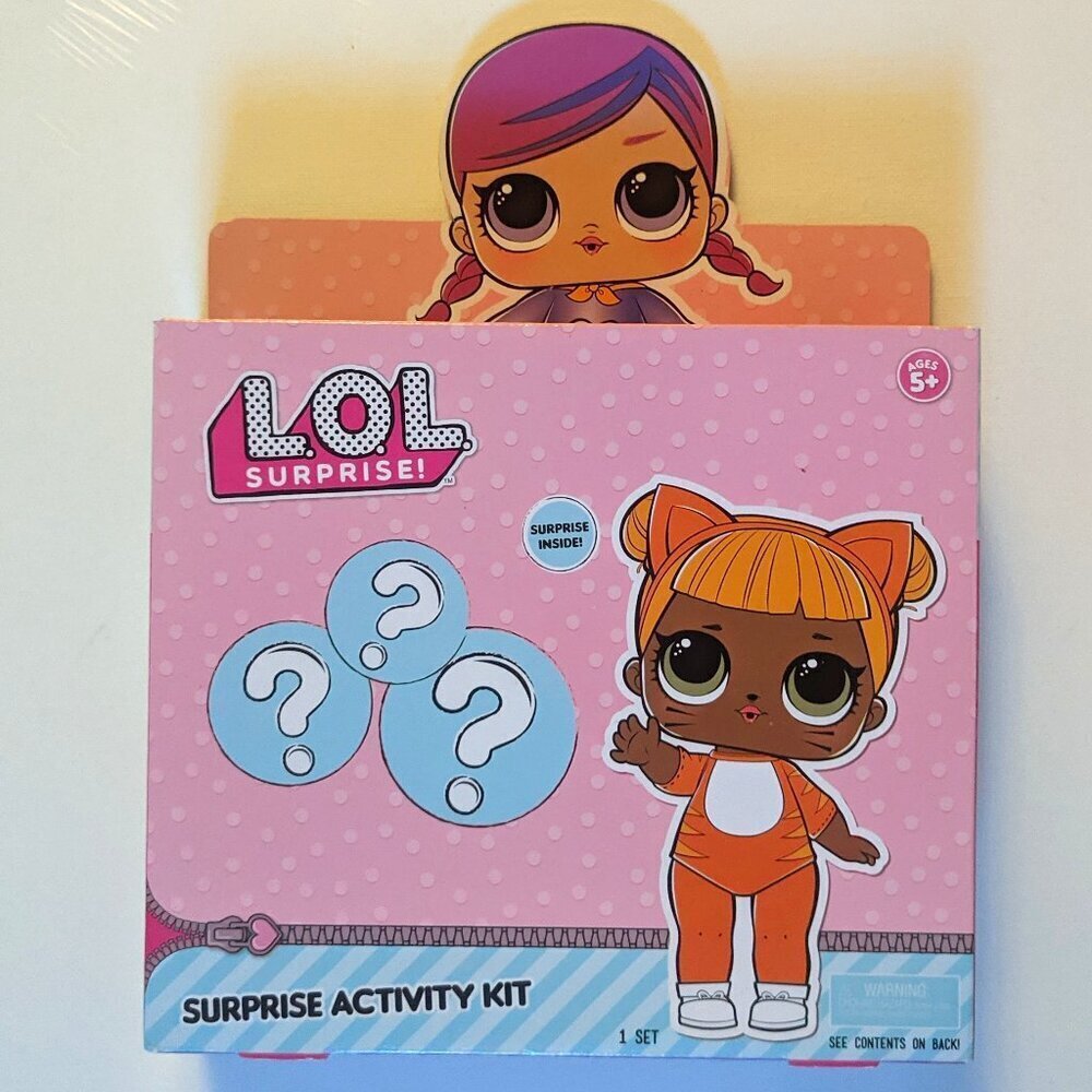 NWT LOL Surprise! Mystery Activity Kit Pink L.O.L. Dolls Jewelry Beads Craft HTF
